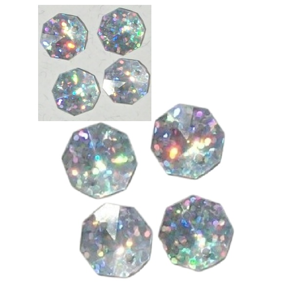 chaton para costura com furos castanha 14mm cristal furta cor base reta 50 pe�as