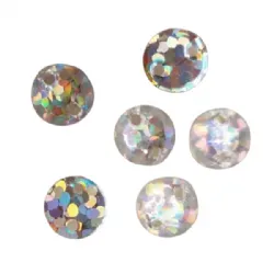 chaton para costura com furos redondo 07mm cristal furta cor estampado sem espelho 500 pe�as