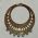 estamparia em metal bijuterias 1222 pea montagem 34mm 07 argolas dourado  - Pacote com 04 unidades.