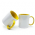 Caneca Interior e Al�a Colorido AMARELA