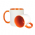 Caneca Interior e Al�a Colorido LARANJA